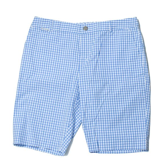 Ralph Lauren Blue Gingham Bermuda Shorts Size 4P – Preppy Summer Classic - Picture 1 of 5